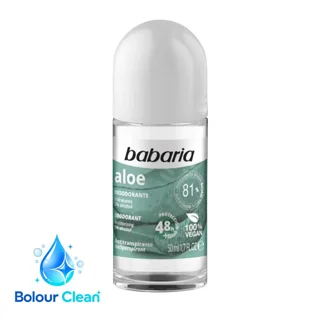 رول ضد تعریق باباریا مدل آلوئهورا (Aloe Vera) حجم ۵۰ میلیلیتر