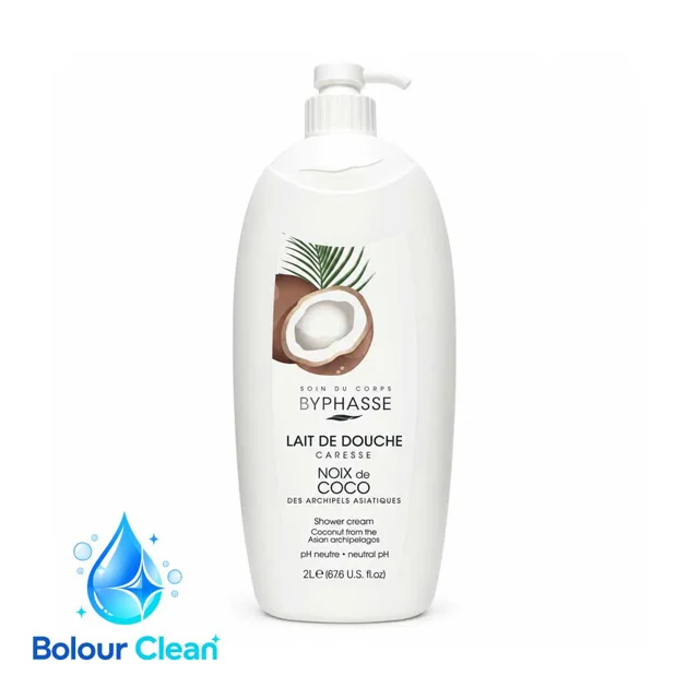 شامپو بدن کرمی بایفاس مدل Noix de Coco حجم ۲ لیتری (Lait de Douche)