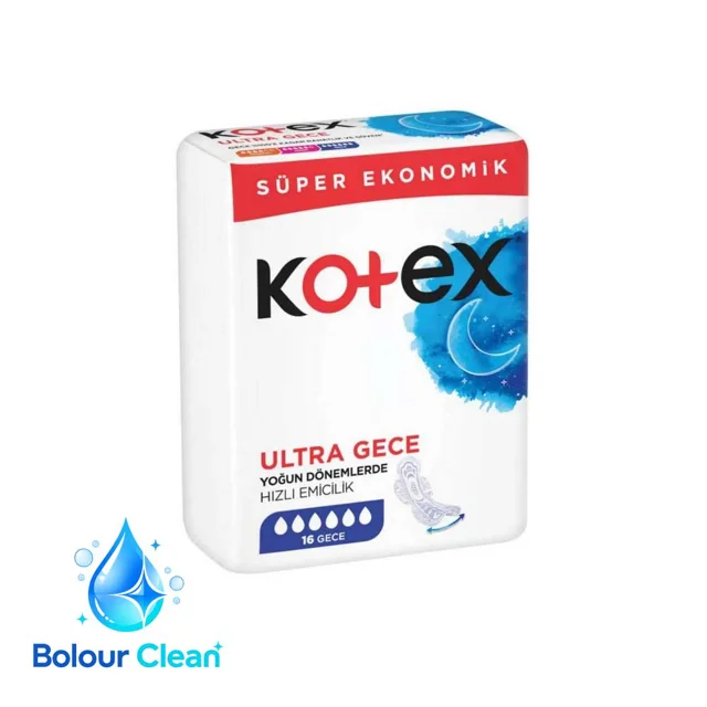 خرید نوار بهداشتی کوتکس (Kotex) مدل Ultra Gece | بلورکلین